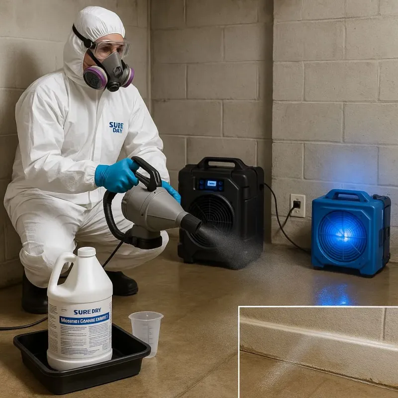Sanitization and Odor Removal process in Garland, ME
