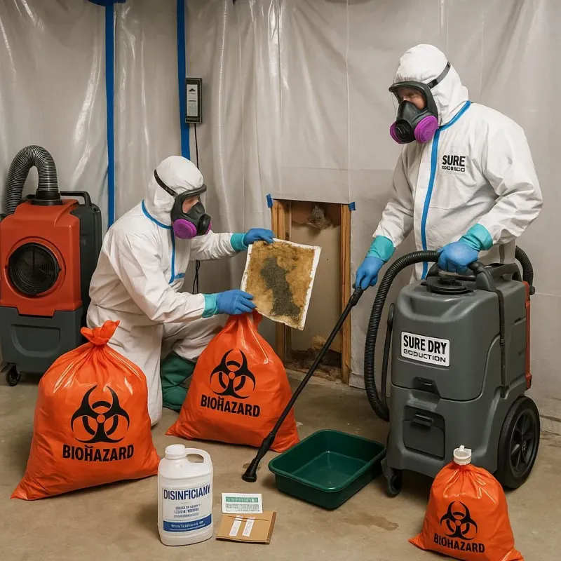 Contaminated Water Handling Protocols process in Garland, ME
