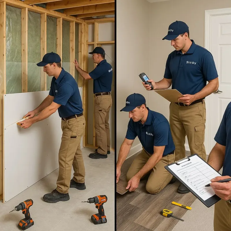 Repairs and Reconstruction process in Garland, ME